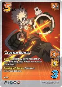 Cluster Bombs (UniVersus: My Hero Academia: Girl Power)