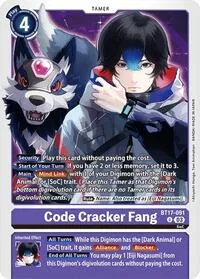 Code Cracker Fang (Secret Crisis) — Digimon Card Game Card Value