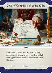 Code of Conduct Kill or Be Killed (Smash Palace)