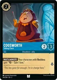 Cogsworth Talking Clock (Rise of the Floodborn)
