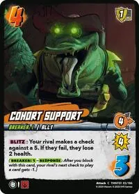 Cohort Support (Teenage Mutant Ninja Turtles) — UniVersus Card Value