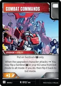 Combat Commands (Rise of the Combiners)