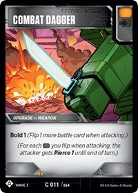 Combat Dagger (War for Cybertron: Siege I) — Transformers TCG Card Value