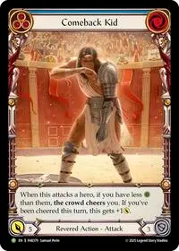 Comeback Kid Blue FAB379 (Flesh and Blood: Promo Cards)