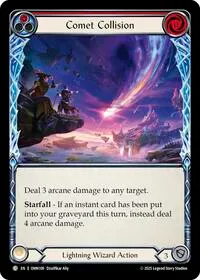 Comet Collision Red (Omens of the Third Age) — Flesh & Blood TCG Card Value