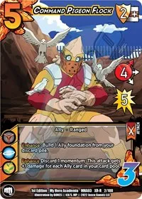 Command Pigeon Flock XR (UniVersus: My Hero Academia: Heroes Clash) — UniVersus Card Value
