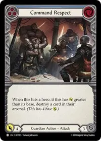 command respect blue (Blitz Deck: Heavy Hitters - Betsy)
