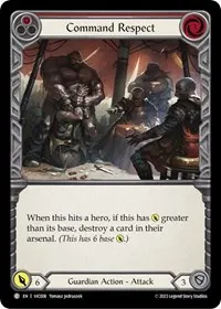 command respect red (Blitz Deck: Heavy Hitters - Victor)