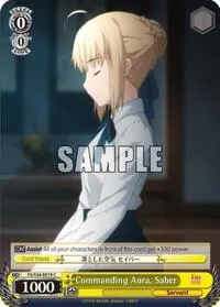 Commanding Aura Saber (Fate/stay night [Unlimited Blade Works])