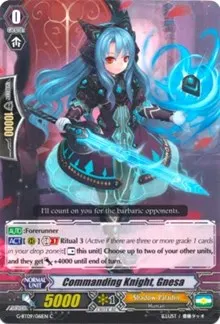 Commanding Knight Gnesa (G-BT09: Divine Dragon Caper)