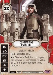 Commanding Presence (Awakenings) — Star Wars Destiny Card Value