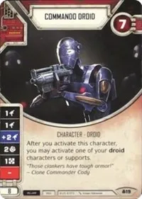 Commando Droid Card Only (Convergence) — Star Wars Destiny Card Value