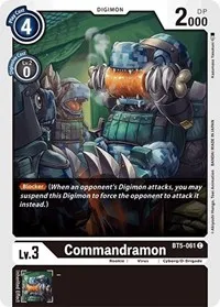 Commandramon (Battle of Omni) — Digimon Card Game Card Value