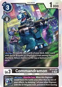 Commandramon (Blast Ace) — Digimon Card Game Card Value