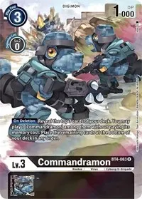 Commandramon Alternate Art (Dimensional Phase)