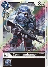 Commandramon BT3 059 Event Pack 1 (Release Special Booster 1.0) — Digimon Card Game Card Value