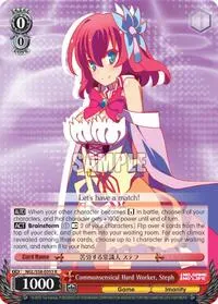 Commonsensical Hard Worker Steph (No Game No Life)