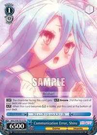 Communication Error Shiro (No Game No Life)