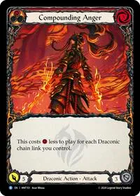 Compounding Anger Red (The Hunted) — Flesh & Blood TCG Card Value