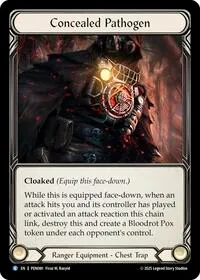 Concealed Pathogen (Compendium of Rathe) — Flesh & Blood TCG Card Value