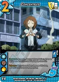 Concentrate Provisional Showdown 1 (UniVersus: My Hero Academia Promo Cards)