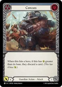 concuss blue (Blitz Deck: Heavy Hitters - Betsy)