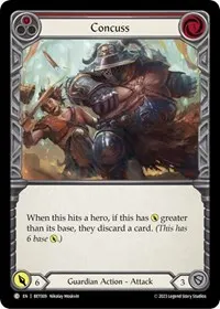concuss red (Blitz Deck: Heavy Hitters - Betsy)
