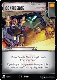 Confidence (Rise of the Combiners) — Transformers TCG Card Value