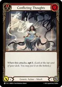 Conflicting Thoughts Red (Omens of the Third Age)