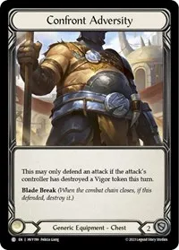 confront adversity (Heavy Hitters) — Flesh & Blood TCG Card Value