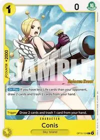 Conis (Adventure on Kami's Island Release Event Cards) — One Piece Card Game Card Value