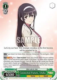 Connected Future Utaha (Saekano the Movie: Finale) — Weiss Schwarz Card Value