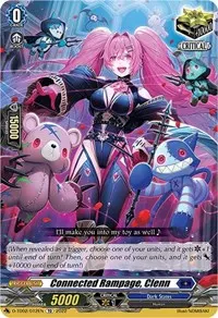 Connected Rampage Clenn (D-TD02: Michiru Hazama -Demonic Jewel Dragon of the Four Flames-)