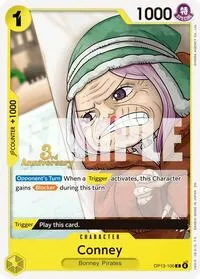 Conney (Carrying On His Will: 3rd Anniversary Tournament Cards) — One Piece Card Game Card Value