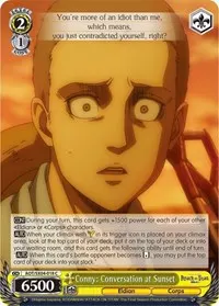 Conny Conversation at Sunset (Attack On Titan: Final Season)