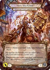 Construct Nitro Mechanoid Nitro Mechanoid Marvel (Dynasty) — Flesh & Blood TCG Card Value