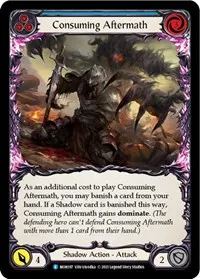 Consuming Aftermath Blue (Monarch) — Flesh & Blood TCG Card Value