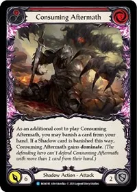 Consuming Aftermath Red (Monarch) — Flesh & Blood TCG Card Value