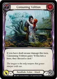 Consuming Volition Red (Blitz Deck: Monarch - Chane)
