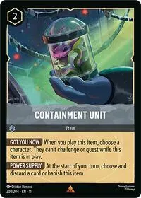 Containment Unit (Winterspell) — Lorcana TCG Card Value