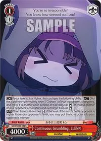 Continuous Grumbling LLENN (SAO Alternative–Gun Gale Online–2 Extra Booster)