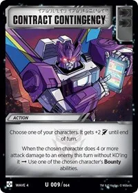 Contract Contingency (War for Cybertron: Siege II) — Transformers TCG Card Value