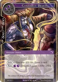 Contract Demon (The Strangers of New Valhalla) — Force of Will Card Value