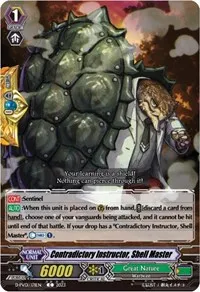 Contradictory Instructor Shell Master (D-PV01: History Collection) — Cardfight Vanguard Card Value