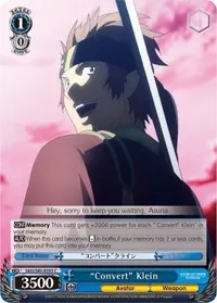 Convert Klein (Sword Art Online -Alicization- Vol.2)