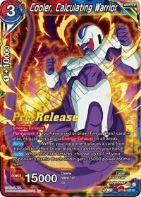 Cooler Calculating Warrior (Dawn of the Z-Legends Pre-Release Cards)