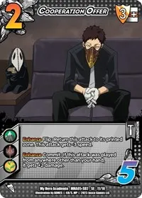Cooperation Offer (UniVersus: My Hero Academia: Undaunted Raid)