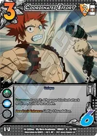 Coordinated Effort (UniVersus: My Hero Academia)