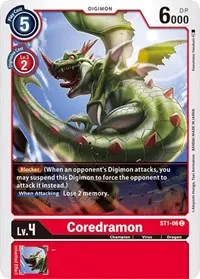 Coredramon (Starter Deck 01: Gaia Red)