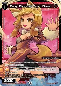 Corgi Phantom Terra Beast Parallel Foil (Vertex Diva)